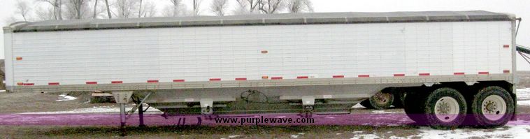 image for item 6822 1984 Timpte 42' double hopper grain trailer