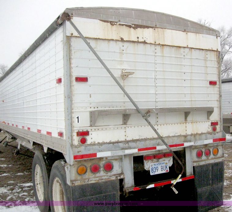 image for item 6822 1984 Timpte 42' double hopper grain trailer