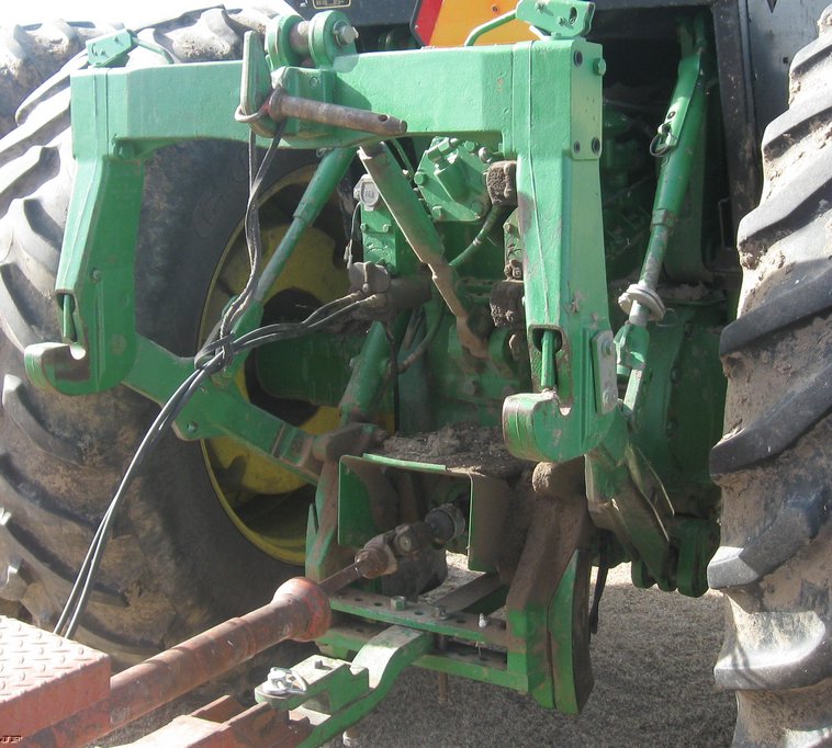 image for item 8033 1989 John Deere 4955 MFWA tractor