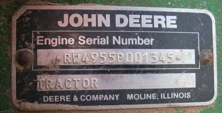 image for item 8033 1989 John Deere 4955 MFWA tractor