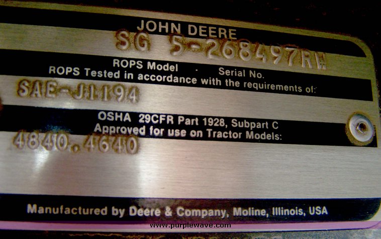 image for item 8600 1981 John Deere 4640