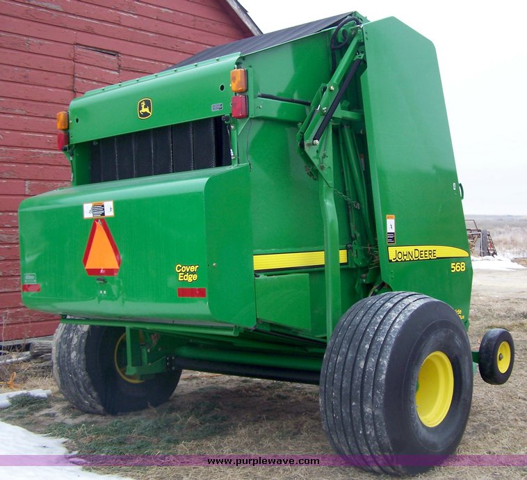 image for item 8601 2008 John Deere 568 round baler