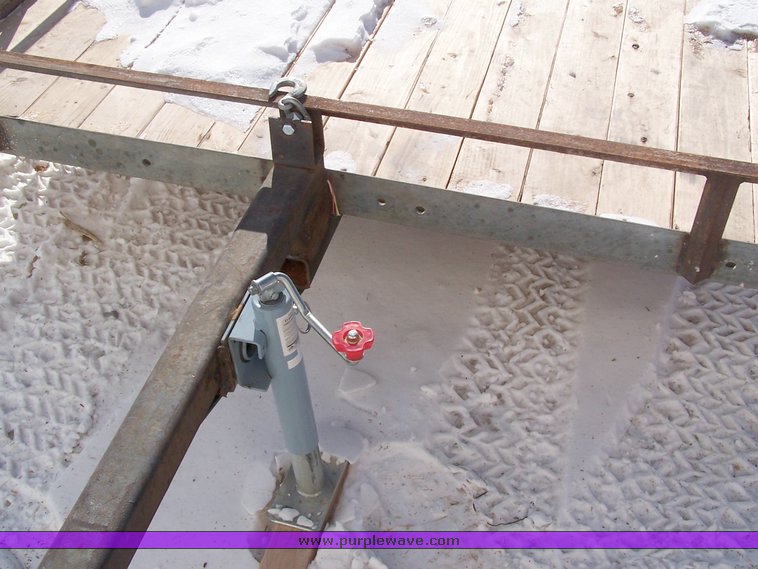 image for item 1103 Shop built single axle trailer