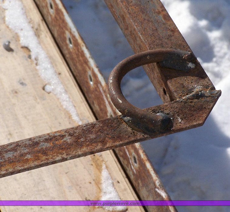 image for item 1103 Shop built single axle trailer