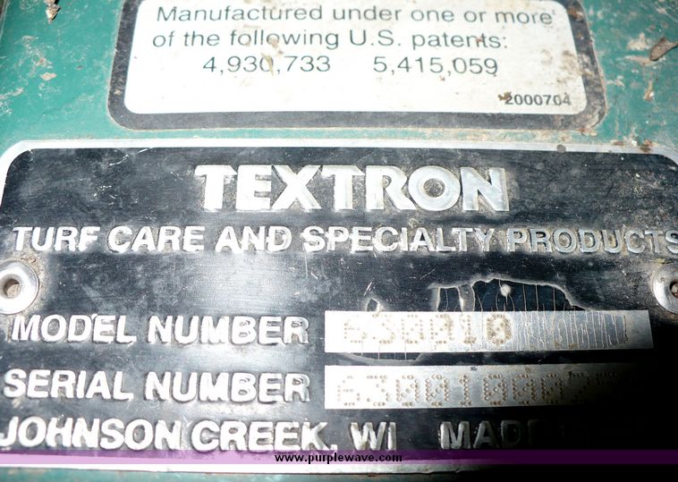 image for item 5254 Bunton Textron commercial mower