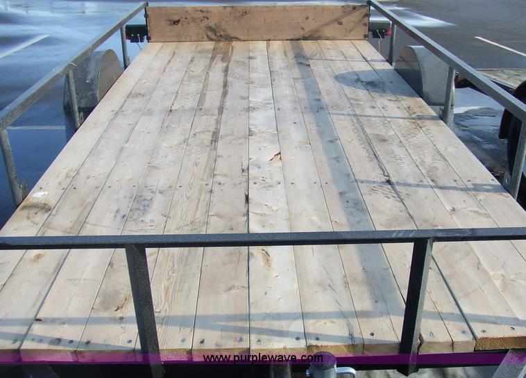 image for item 6622 Shop built single axle trailer