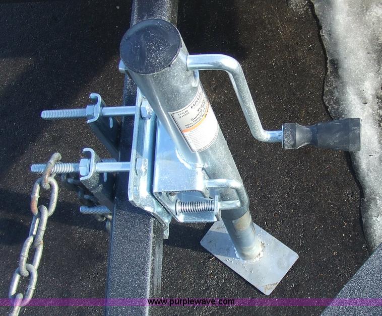 image for item 6622 Shop built single axle trailer