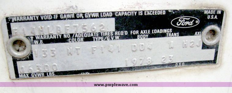 image for item 6806 1978 Ford F-150 custom pickup truck