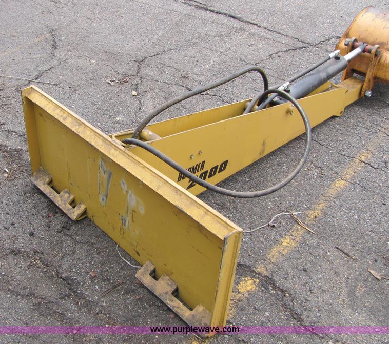 image for item 7051 Lackender Fabrications Boomer 2000 quick attach backhoe skid steer attachment