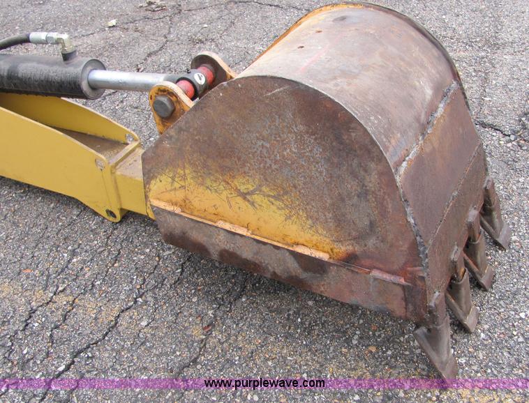 image for item 7051 Lackender Fabrications Boomer 2000 quick attach backhoe skid steer attachment