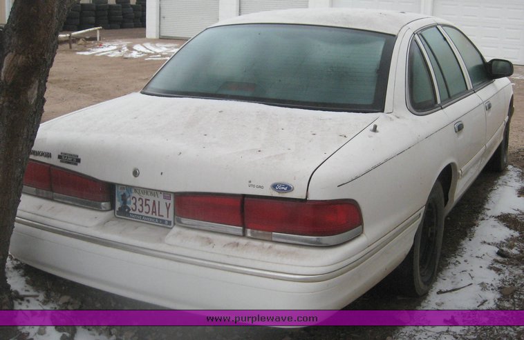 image for item 8988 1997 Ford Crown Victoria Police Interceptor