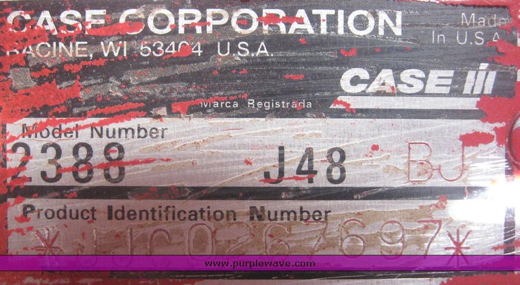 image for item 3810 1999 Case IH 2388 combine