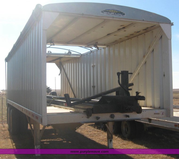 image for item 3813 2004 Shopbuilt grain hopper trailer with header cradle