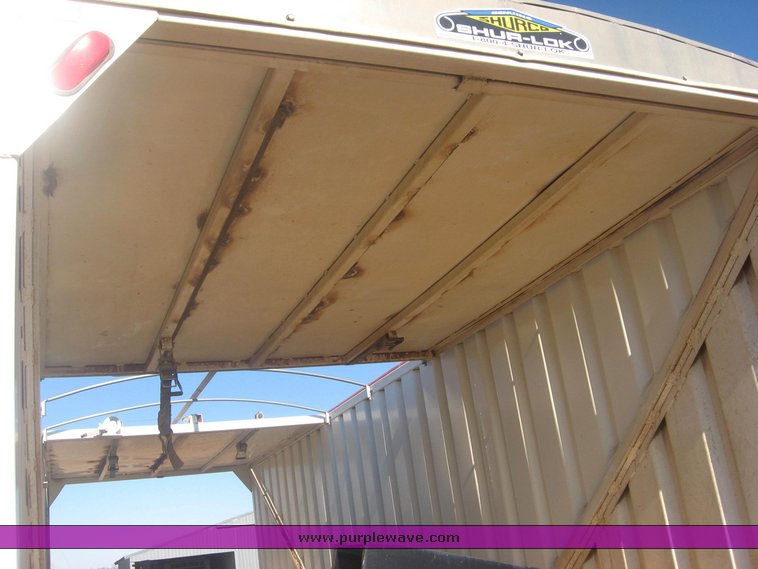 image for item 3813 2004 Shopbuilt grain hopper trailer with header cradle