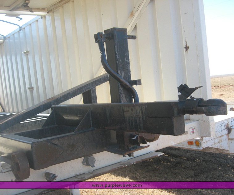 image for item 3813 2004 Shopbuilt grain hopper trailer with header cradle