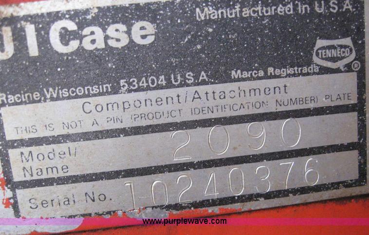 image for item 6840 Case 2090 tractor with loader