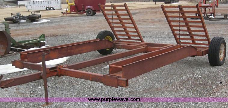 image for item 6841 Donahue single axle swather trailer