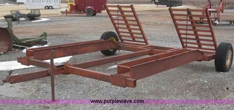 image for item 6841 Donahue single axle swather trailer