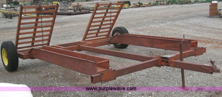 image for item 6841 Donahue single axle swather trailer