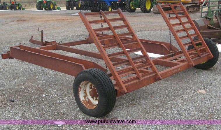 image for item 6841 Donahue single axle swather trailer
