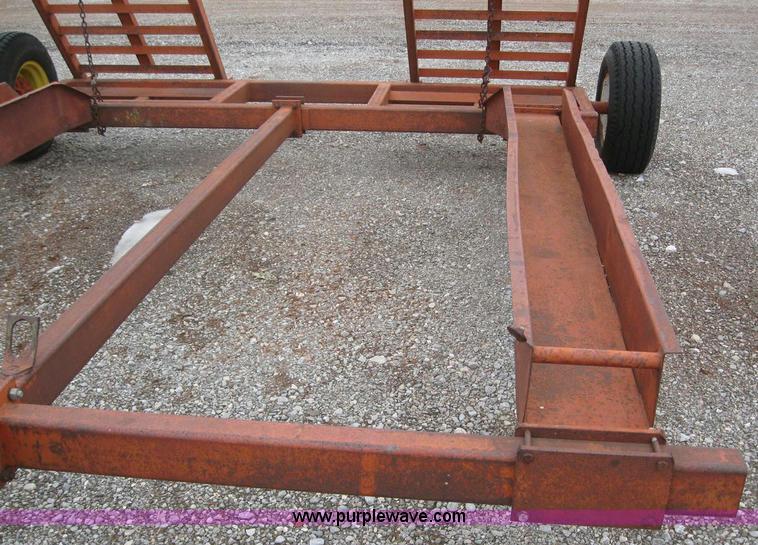 image for item 6841 Donahue single axle swather trailer