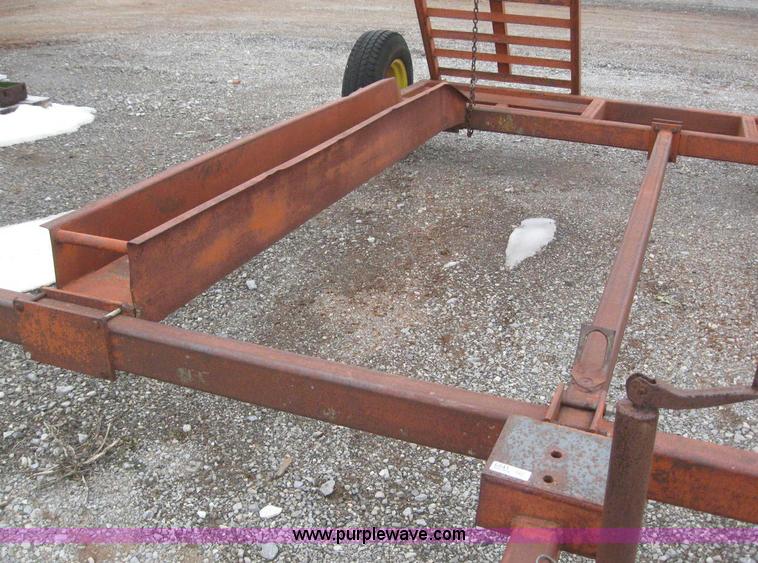 image for item 6841 Donahue single axle swather trailer