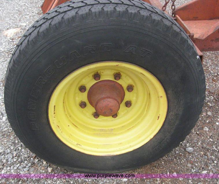 image for item 6841 Donahue single axle swather trailer