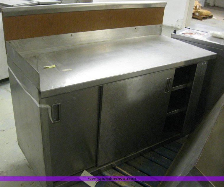 image for item 6852 Stainless steel work table