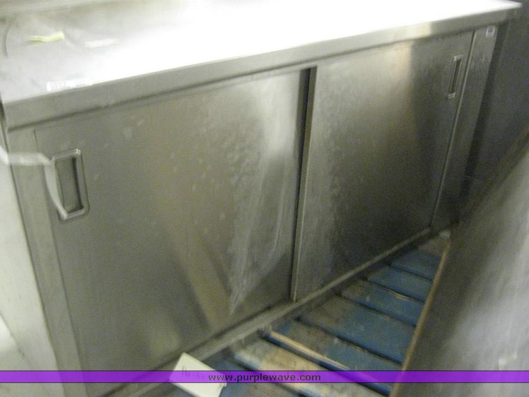 image for item 6853 (2) stainless steel cabinets