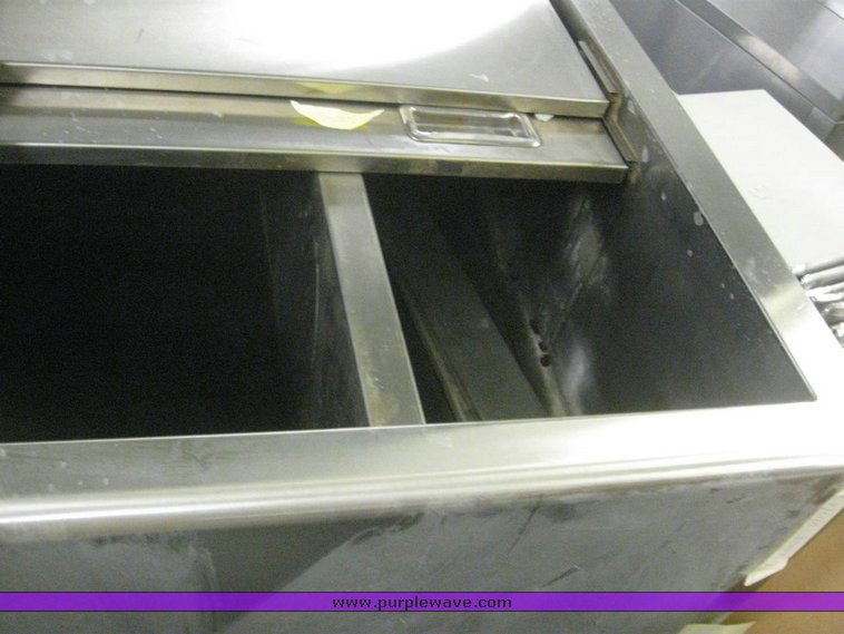 image for item 6853 (2) stainless steel cabinets