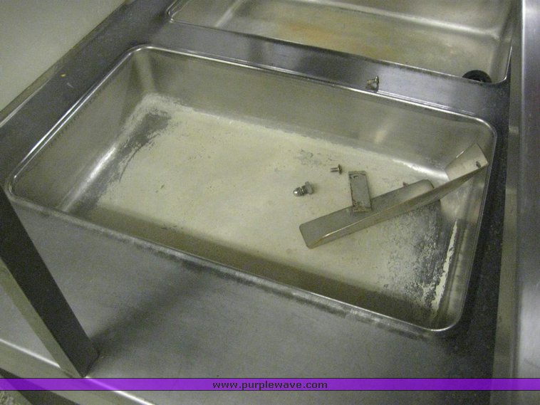 image for item 6854 Stainless steel rolling steam table