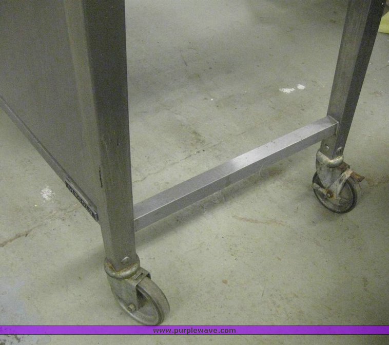 image for item 6854 Stainless steel rolling steam table