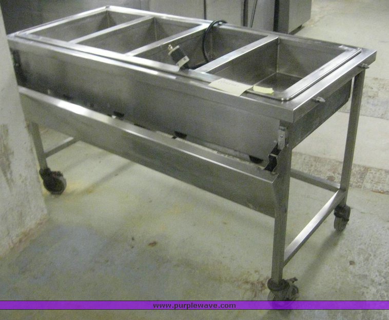 image for item 6855 Set n serve stainless steel steam table
