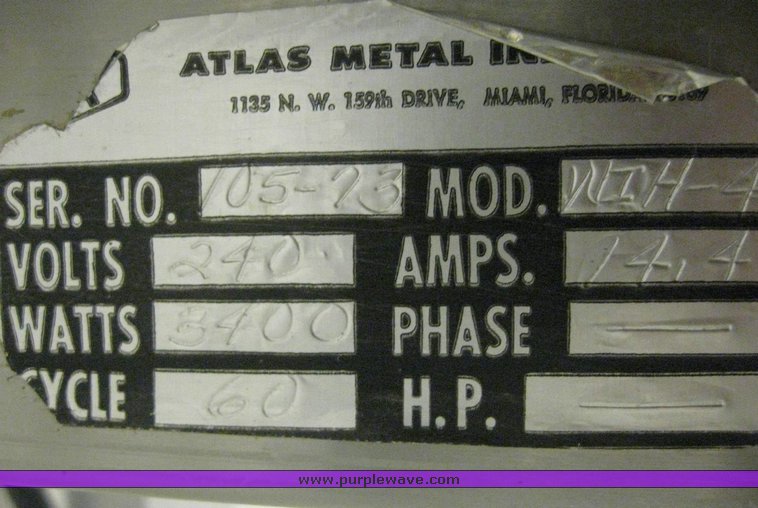 image for item 6855 Set n serve stainless steel steam table