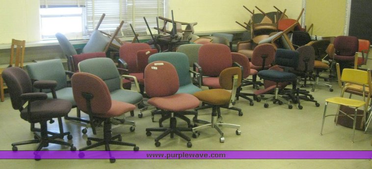image for item 6868 Approximately 30 assorted office chairs