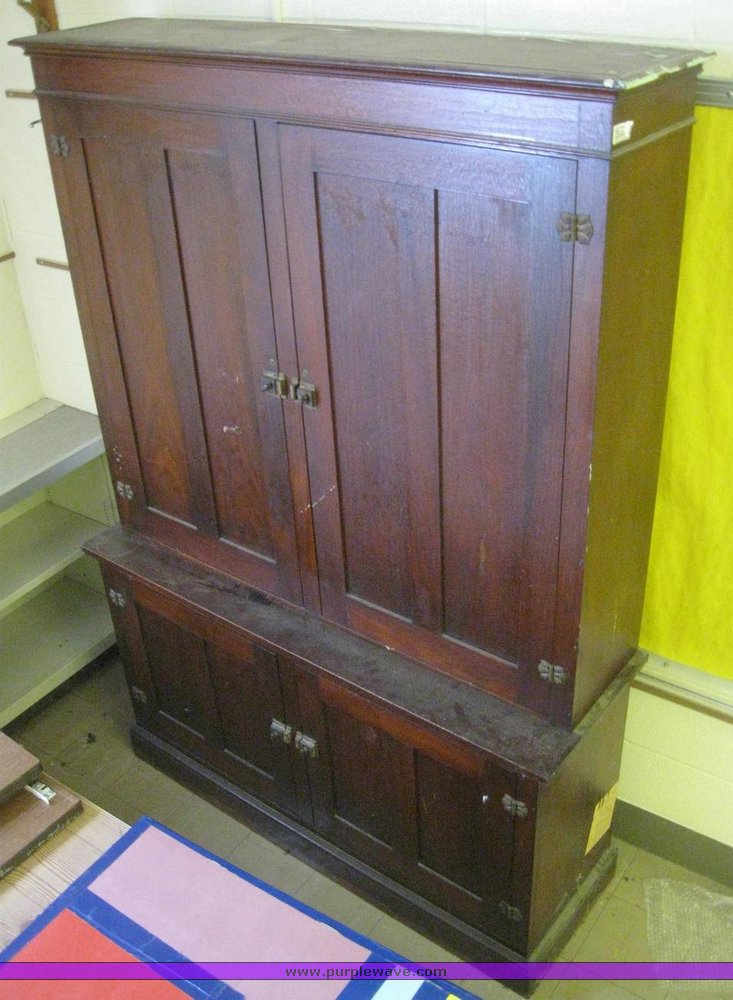 image for item 6872 Walnut cabinet