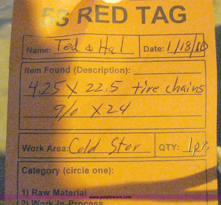 image for item 6885 Pair of 4.25" x 22.5" tire chains