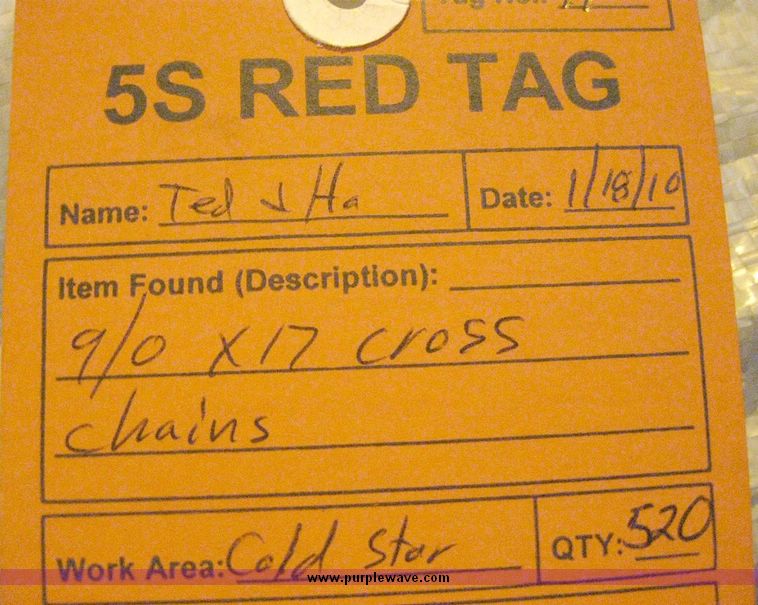 image for item 6886 (520) 9/0 x 17 cross chains