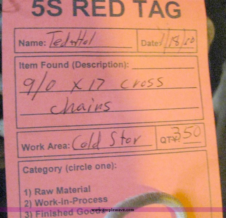 image for item 6891 (350) 9/0 x 17 cross chains