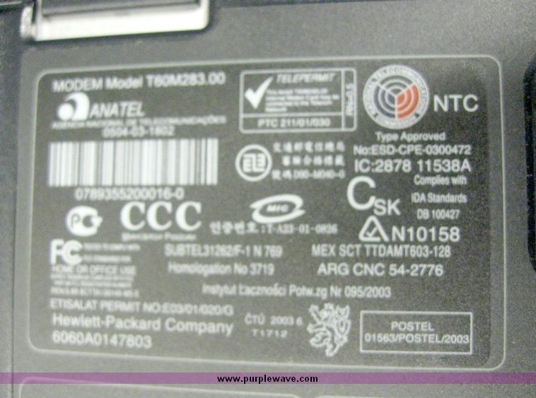image for item 7668 (2) HP nc6000 laptops