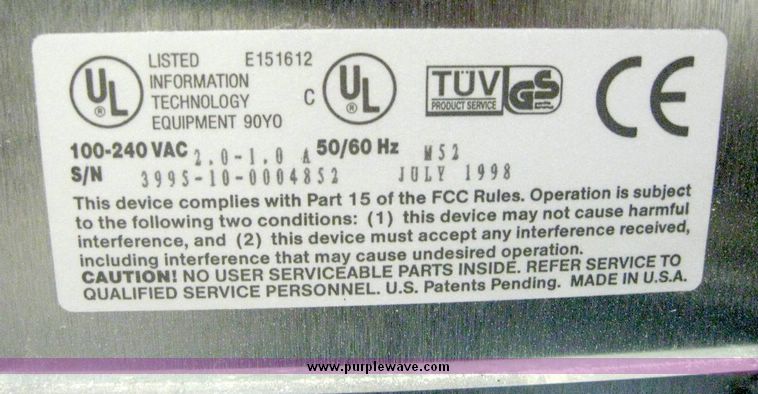 image for item 7670 IBM 3995 C62 optical library
