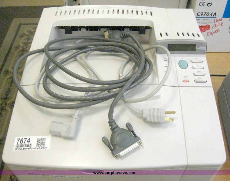 image for item 7674 HP LaserJet 4000TN printer