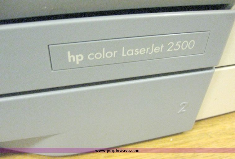 image for item 7676 HP 2500 color inkjet printer with imaging drum kit, manual and drivers