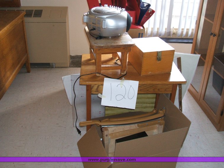 image for item 1010 Large assortment of office supplies and furniture