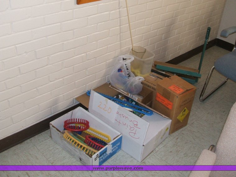 image for item 1012 Large assortment of furniture, office supplies, appliances, electronics, and household items