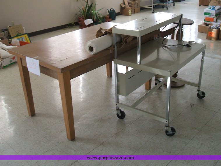 image for item 1012 Large assortment of furniture, office supplies, appliances, electronics, and household items