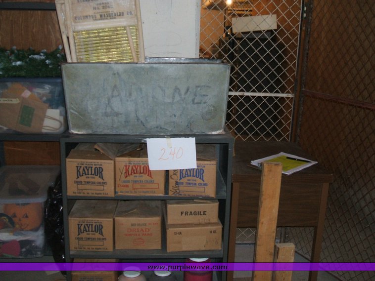 image for item 1012 Large assortment of furniture, office supplies, appliances, electronics, and household items