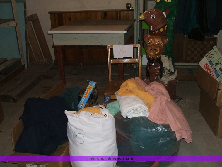 image for item 1012 Large assortment of furniture, office supplies, appliances, electronics, and household items