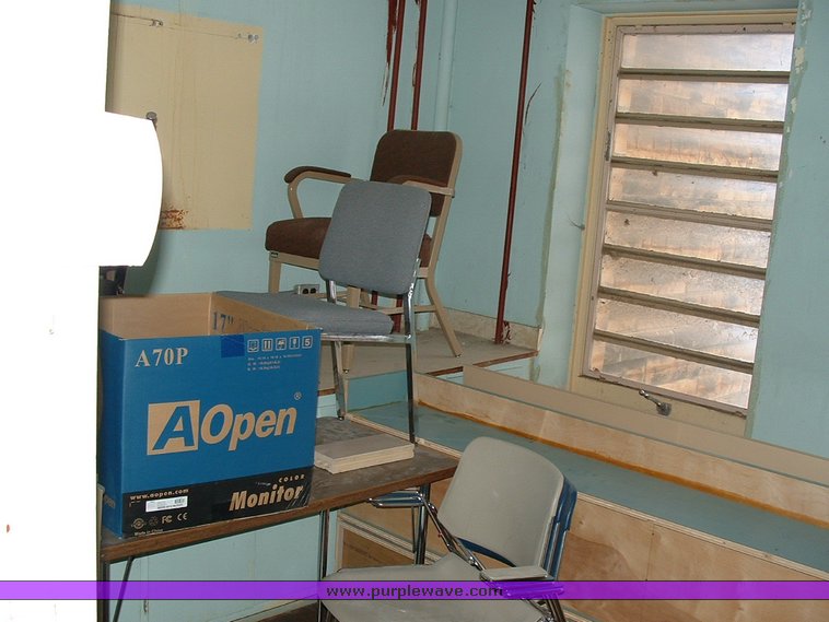 image for item 1012 Large assortment of furniture, office supplies, appliances, electronics, and household items