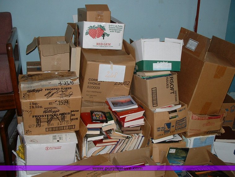 image for item 1012 Large assortment of furniture, office supplies, appliances, electronics, and household items